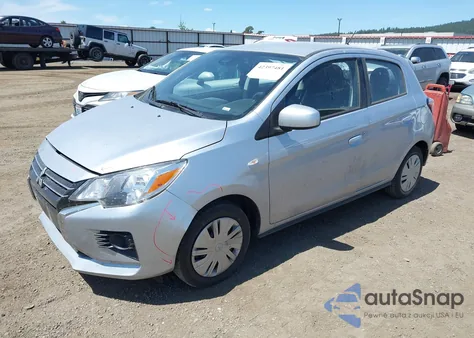 2024 Mitsubishi Mirage Es/Le from USA, damaged, VIN ML32AUHJ1RH025484